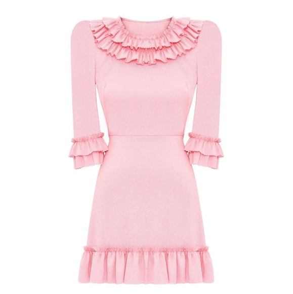 NWT Vampires Wife Silk Mini Dress (2) - Picture 2 of 9